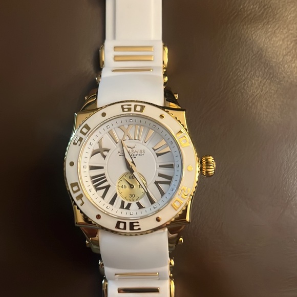 Aqua Swiss Swiss Sport watch, white - Picture 2 of 3